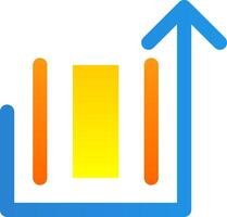 Deploy object Flat Gradient Icon vector