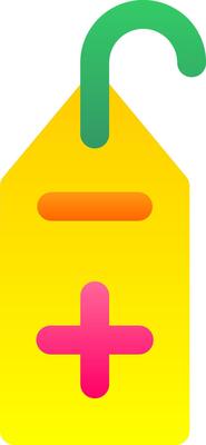 Add tag Flat Gradient Icon