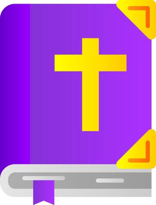 Bible Flat Gradient Icon