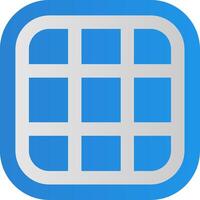 Layout Flat Gradient Icon vector