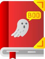 Spooky Flat Gradient Icon vector