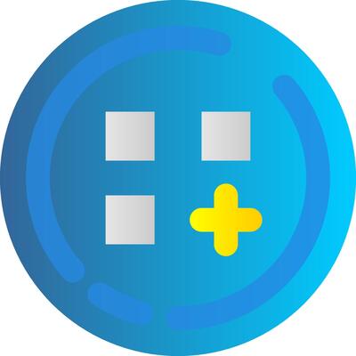Menu Flat Gradient Icon