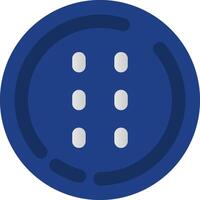 Dotted line Flat Gradient Icon vector