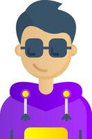 Cool Flat Gradient Icon vector