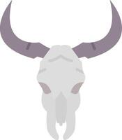 Bull skull Flat Gradient Icon vector