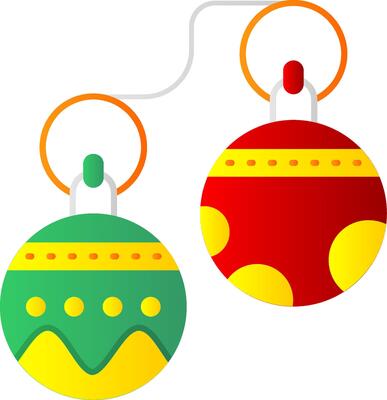 Jingle bell Flat Gradient Icon