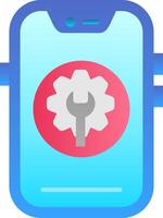 Maintenance Flat Gradient Icon vector