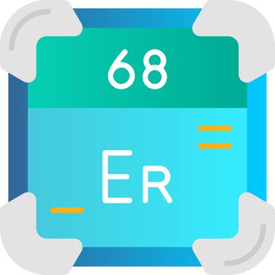 Erbium Flat Gradient Icon