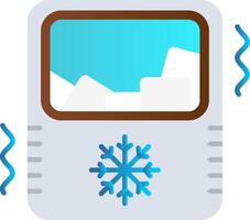 Ice maker Flat Gradient Icon vector