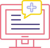 Medical Notification Vector Icon