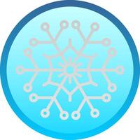 Winter Flat Gradient Icon vector