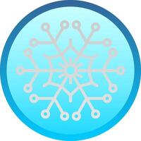 Winter Flat Gradient Icon vector