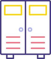 Lockers Vector Icon