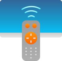 Remote Flat Gradient Icon vector