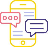 Chatting Vector Icon