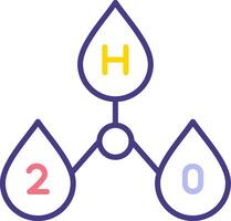 H2o Vector Icon