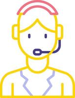 Customer Service Agent Vector Icon