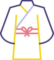 yukata vector icono