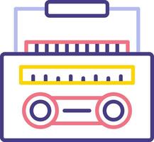 Radio Cassette Vector Icon