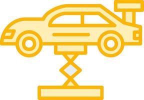 Car Lifting Vector Icon