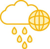 World Rainy day Vector Icon