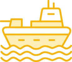 Military Ship Vector Icon