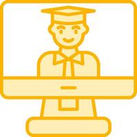 Online Learning Vector Icon