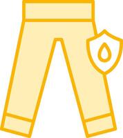 Waterproof pant Vector Icon