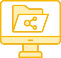 File Sharing Vector Icon