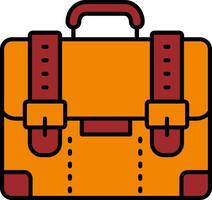 Suitcase Filled Gradient Icon vector