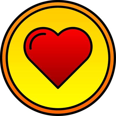 Heart Filled Gradient Icon