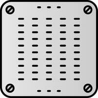 Air conditioner Filled Gradient Icon vector