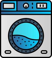Laundry Filled Gradient Icon vector