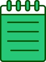 Notebook Vector Icon