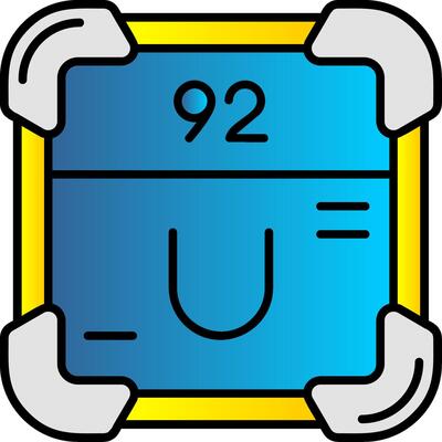 Uranium Filled Gradient Icon