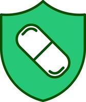 Medicine Protected Vector Icon