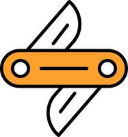 Swiss Knife Vector Icon