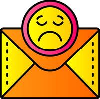 Emoji Filled Gradient Icon vector