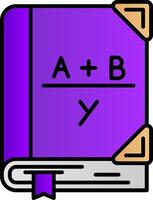 Algebra Filled Gradient Icon vector