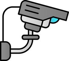 Cctv Filled Gradient Icon vector