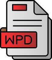 Wpd Filled Gradient Icon vector