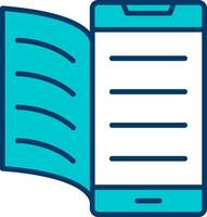 Digital Book Vector Icon