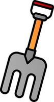 Fork Filled Gradient Icon vector