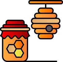 Honey Filled Gradient Icon vector
