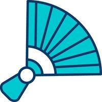 Chinese hand fan Vector Icon