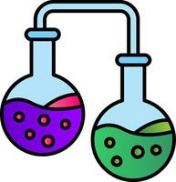Experiment Filled Gradient Icon vector
