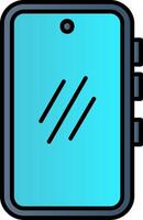 Smartphone Filled Gradient Icon vector