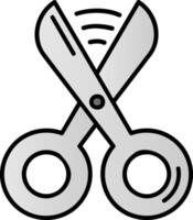 Scissors Filled Gradient Icon vector
