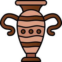 Vase Filled Gradient Icon vector