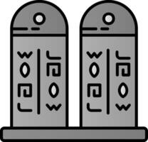 Hieroglyph Filled Gradient Icon vector
